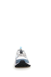 Yamano 3 Suede/Nylon/Crack Leather Celeste White Grey