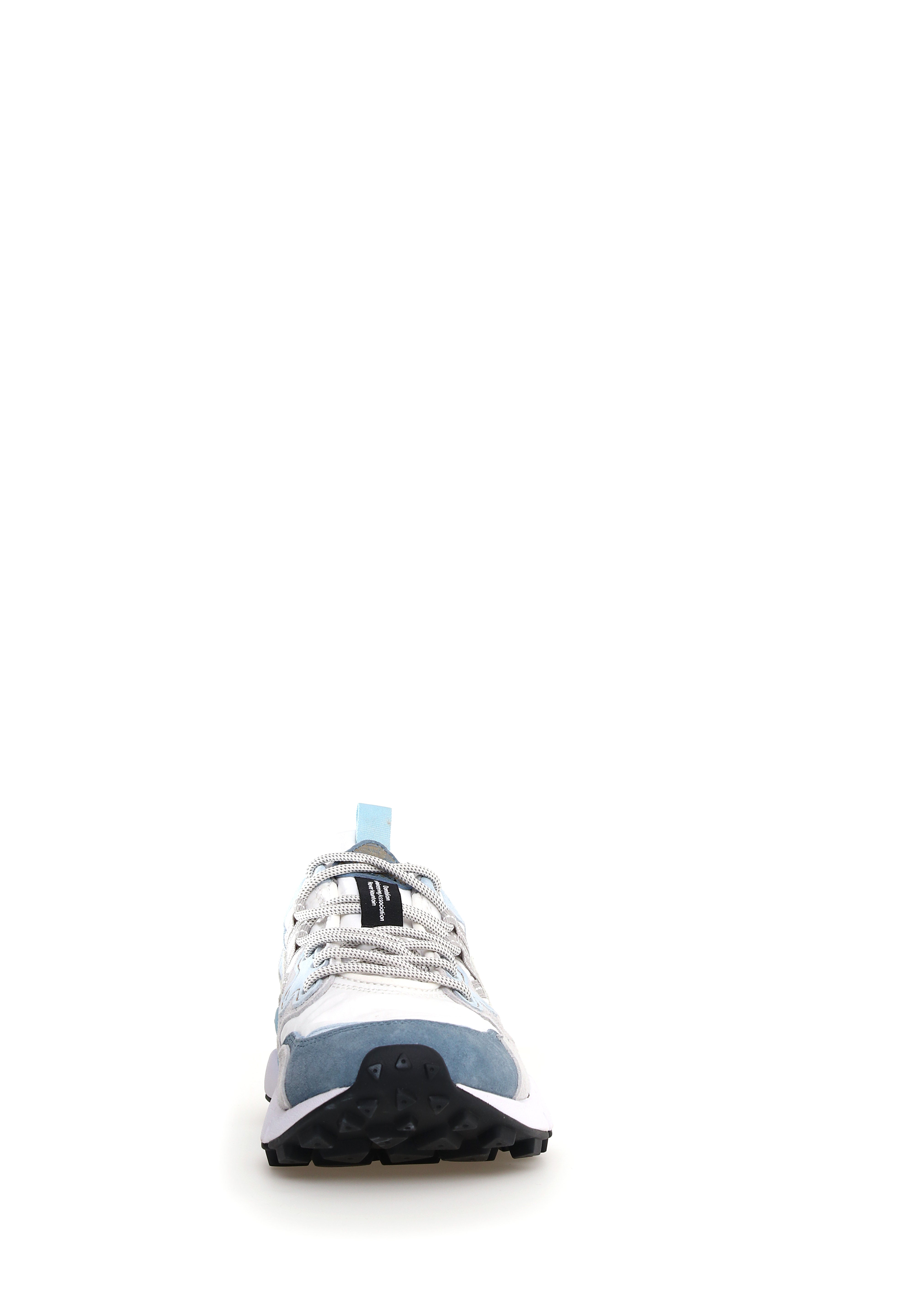 Yamano 3 Suede/Nylon/Crack Leather Celeste White Grey