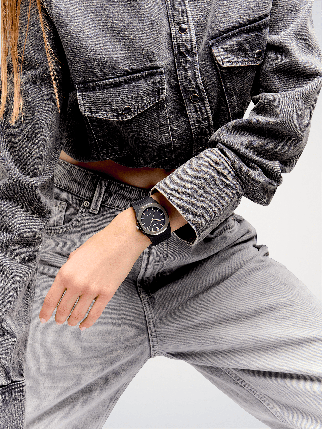 Reloj Space Grey Polycarbon Watch 40.5mm