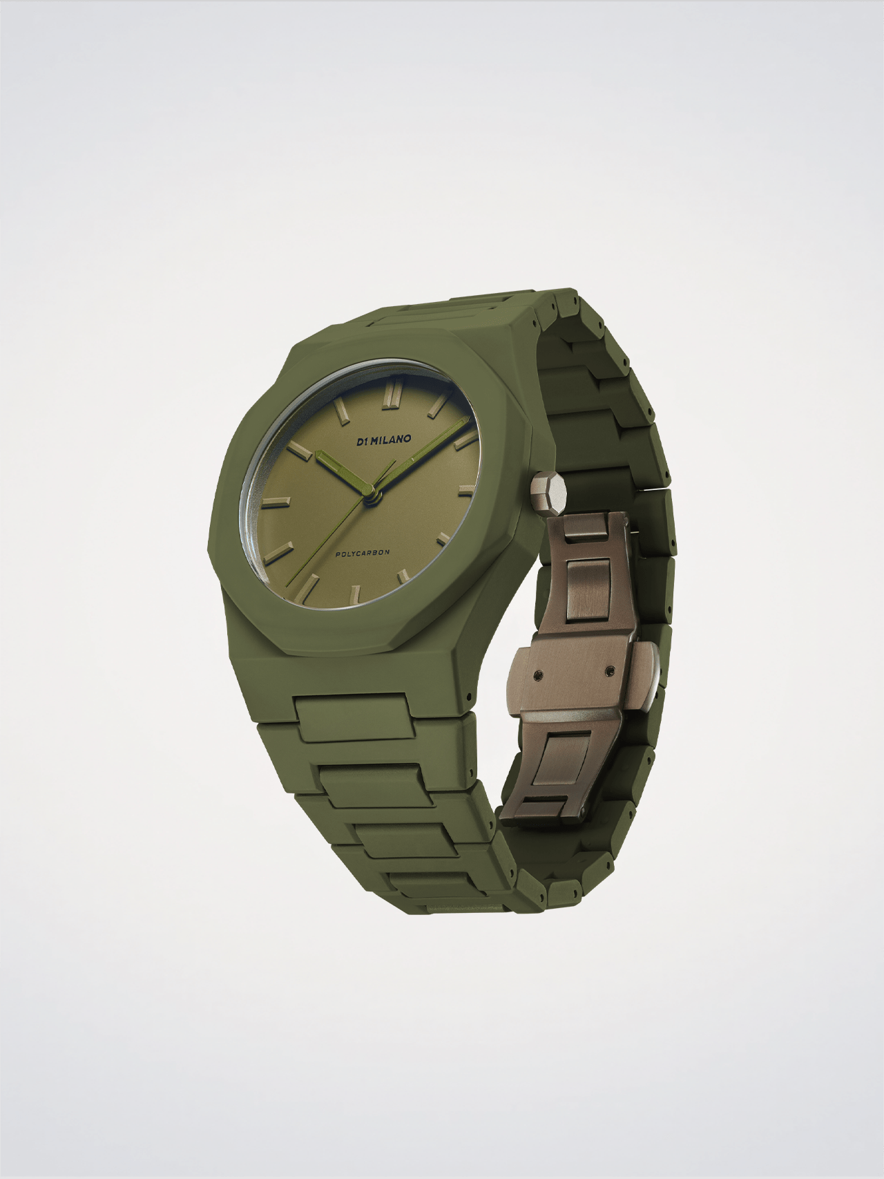 Reloj Military Green Polycarbon Watch 40.5mm