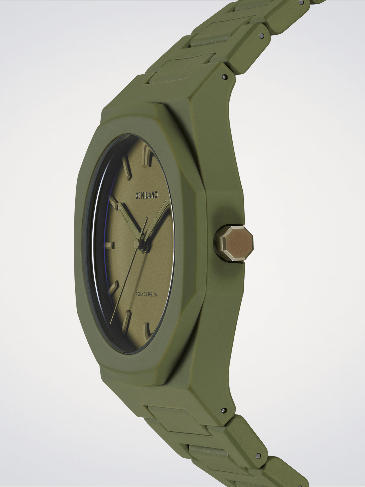 Reloj Military Green Polycarbon Watch 40.5mm