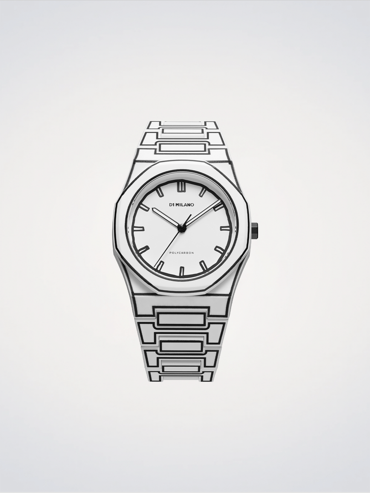 Reloj White Sketch Polycarbon Watch 40.5mm