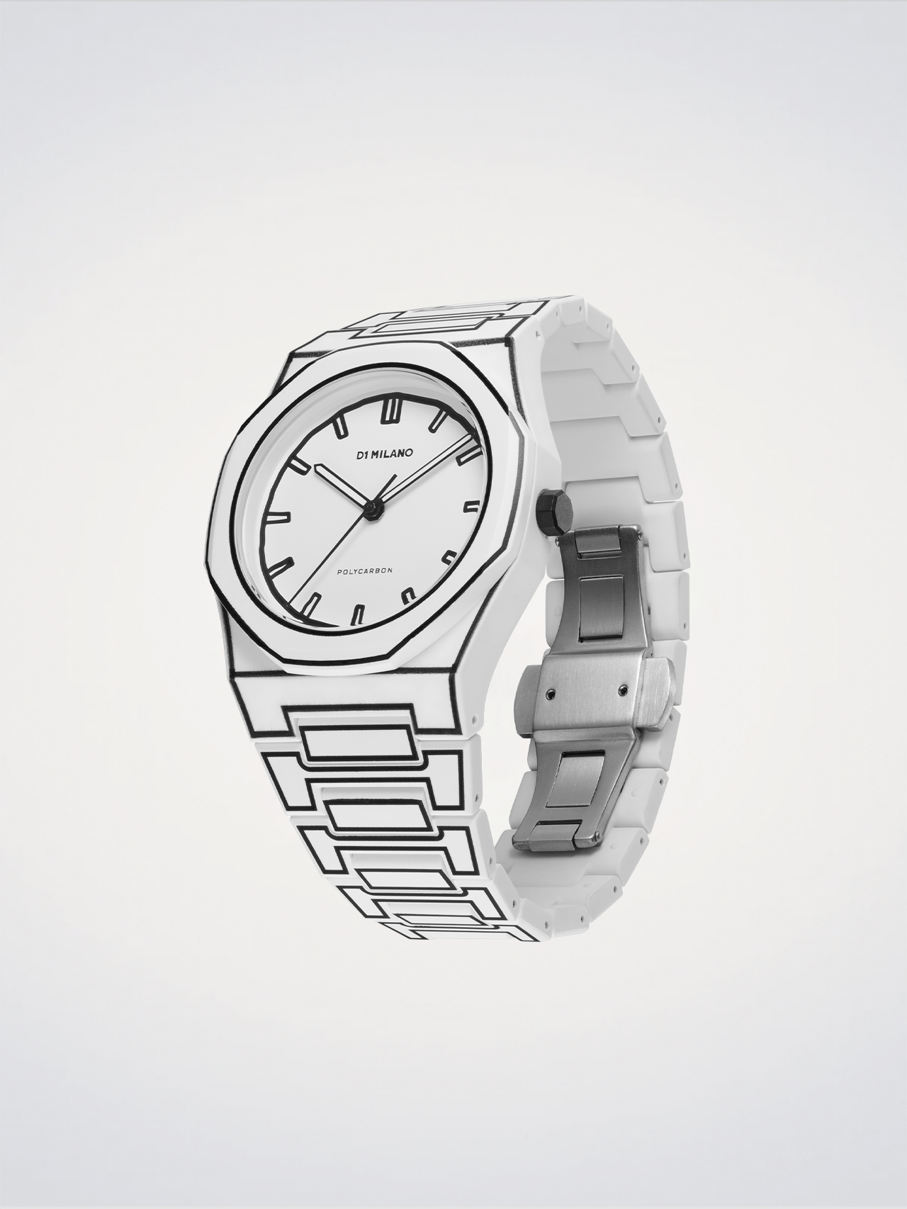 Reloj White Sketch Polycarbon Watch 40.5mm