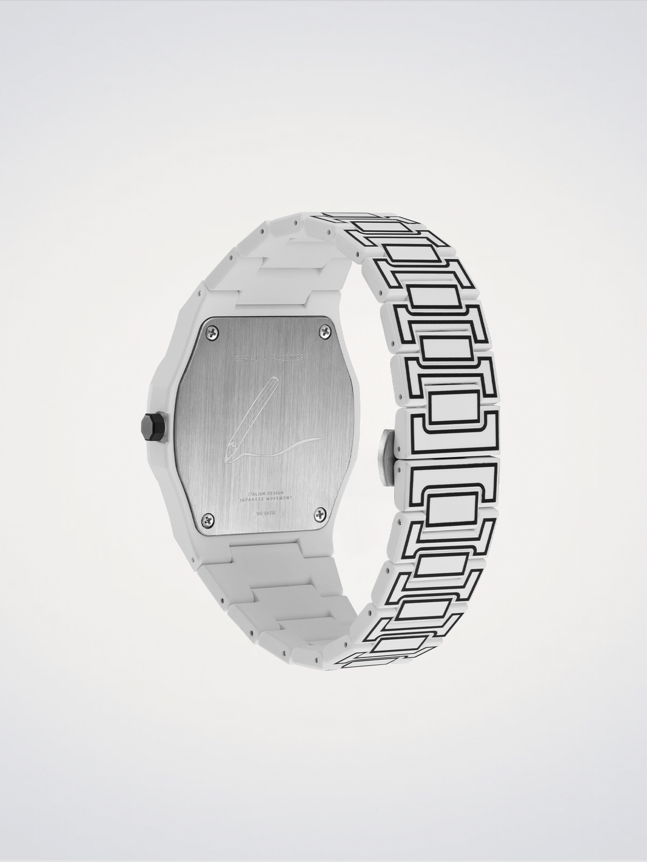 Reloj White Sketch Polycarbon Watch 40.5mm