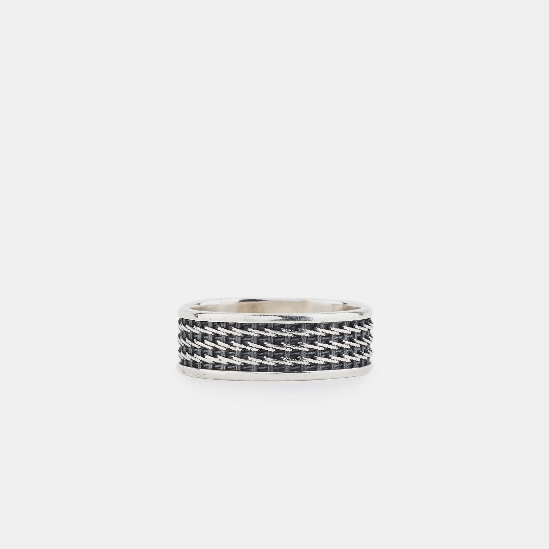 Silver Kusari Ring