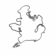 Silver Cherub Necklace