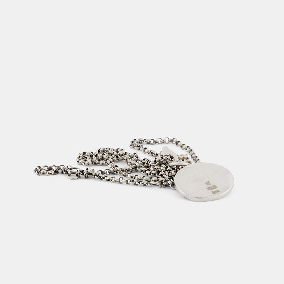 Silver Minimal Hallmark Necklace