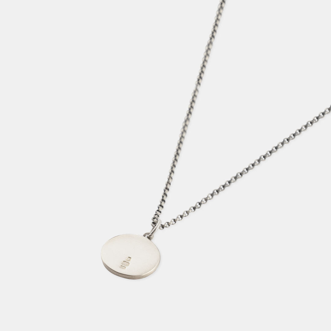 Silver Minimal Hallmark Necklace
