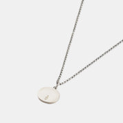 Silver Minimal Hallmark Necklace