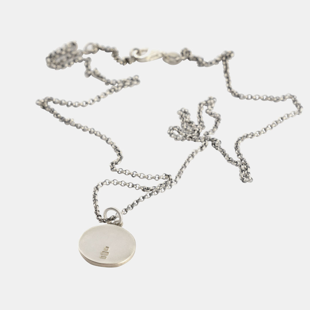 Silver Minimal Hallmark Necklace