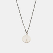 Silver Minimal Hallmark Necklace