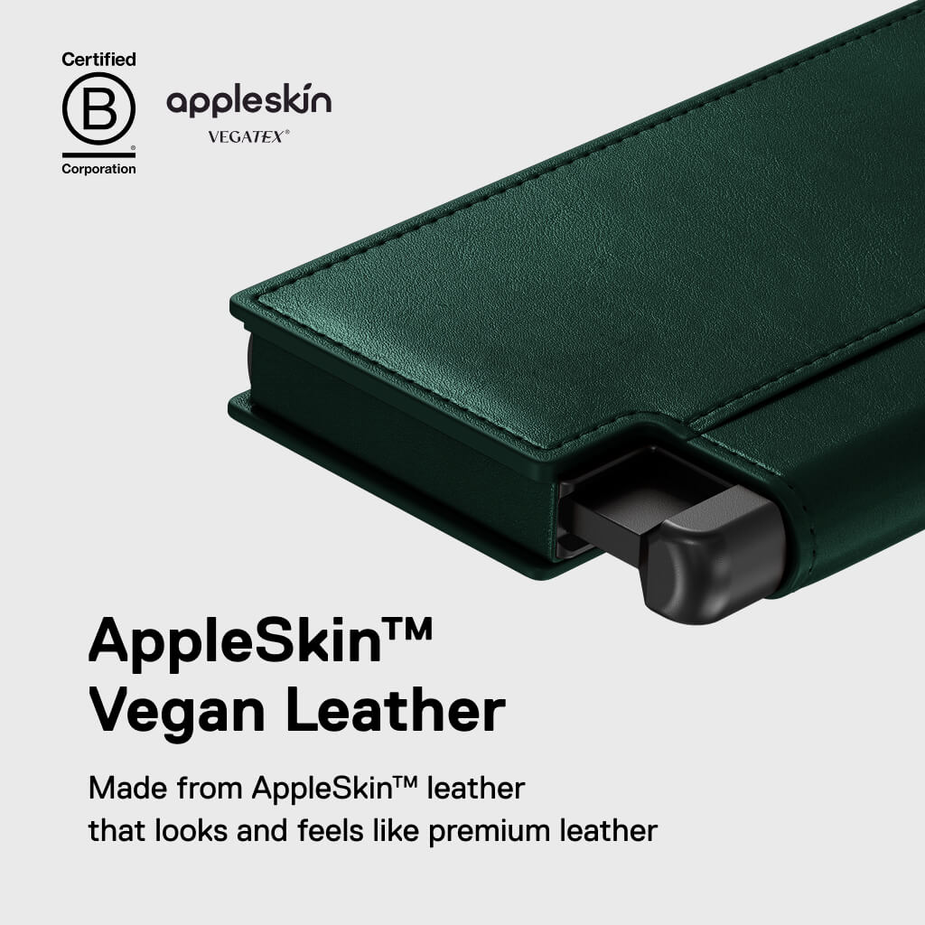Ekster Wallet Pro Apple Skin Green