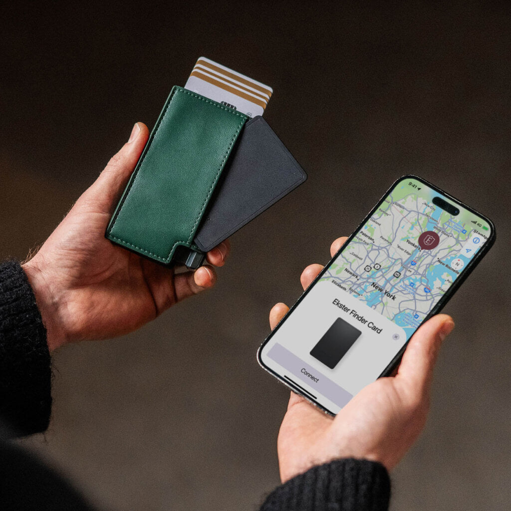 Ekster Wallet Pro Apple Skin Green