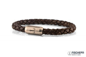 Leather King Crab Felice - Brown Braided