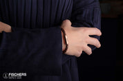 Leather King Crab Felice - Brown Braided