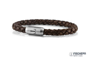 Leather Crab Fine - Brown Braided
