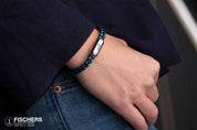 Crab Ferdinanda - Navy Blue Steel Blue Gray