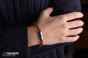 Leather Crab Fenja - Brown Nature Braided