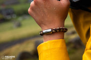 Leather Mackerel Fedor - Brown Nature Braided