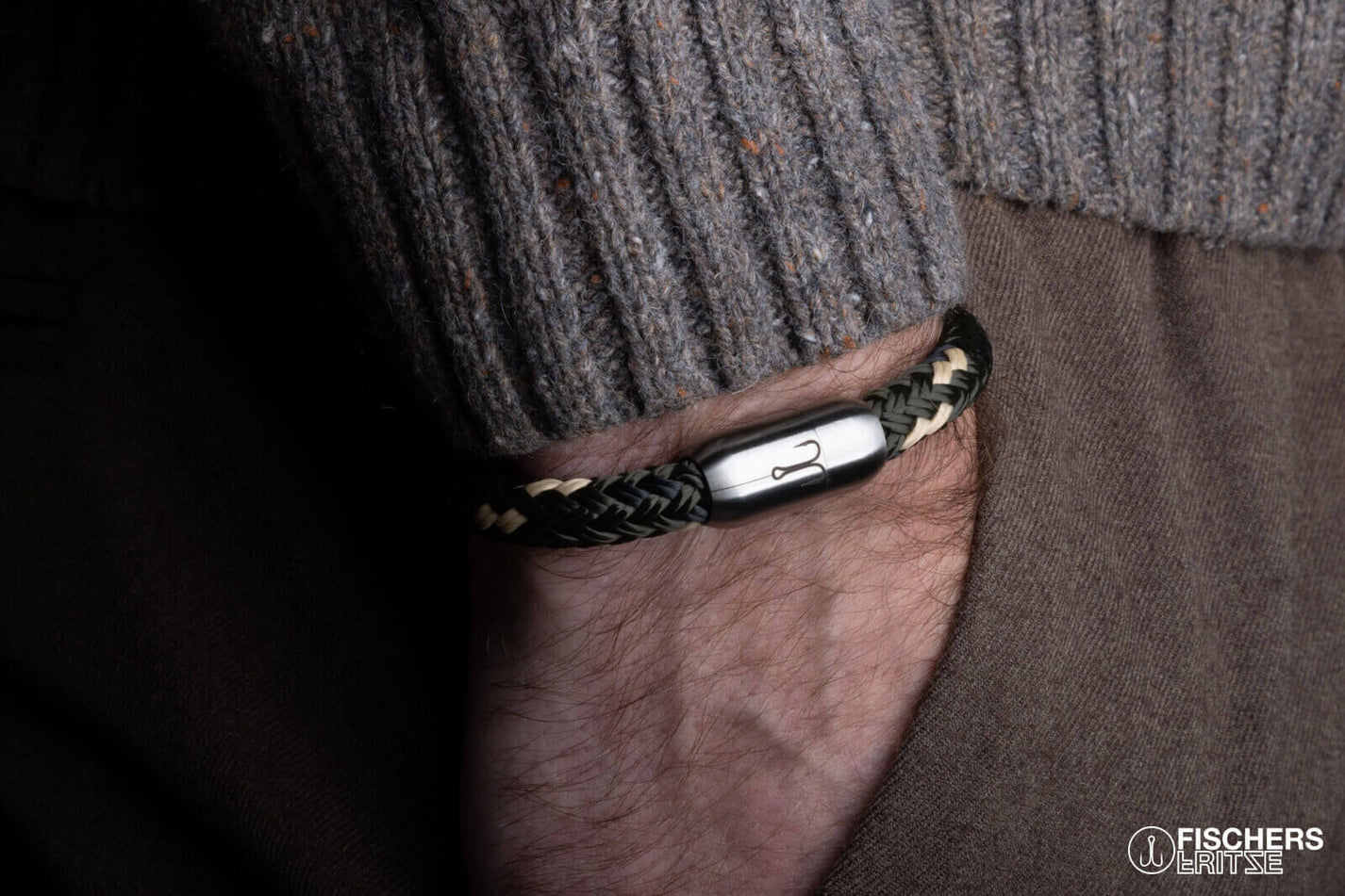 Mackerel Julian - Olive Green Black Nature