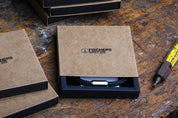 Leather Torpedo Crab Francisca - Black Braided