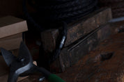 Leather Torpedo Mackerel Francisco - Black Braided