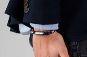 Mackerel Oskar - Navy Blue Red White